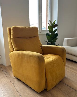 Poltrona relax elettrica con funzione alzapercona