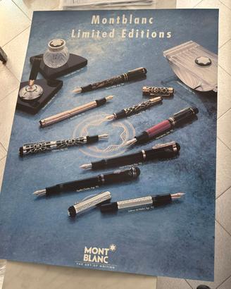 MONTBLANC POSTER ANNI '90 LIMITED EDITION