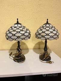 2 lampade in vetro