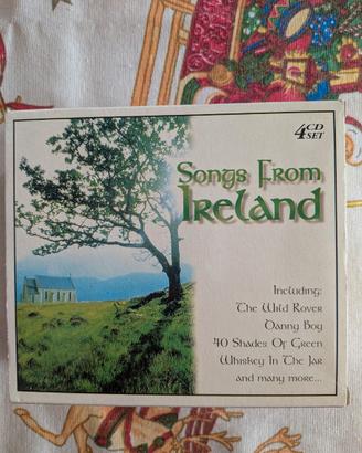 4 CD cofanetto Songs from Ireland