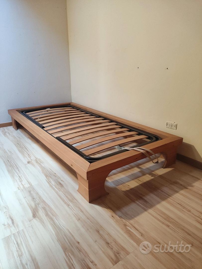 Letto singolo 80x190 + rete doghe in legno - Arredamento e Casalinghi In  vendita a Trento