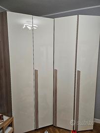 cabina armadio olmo laccata bianca 