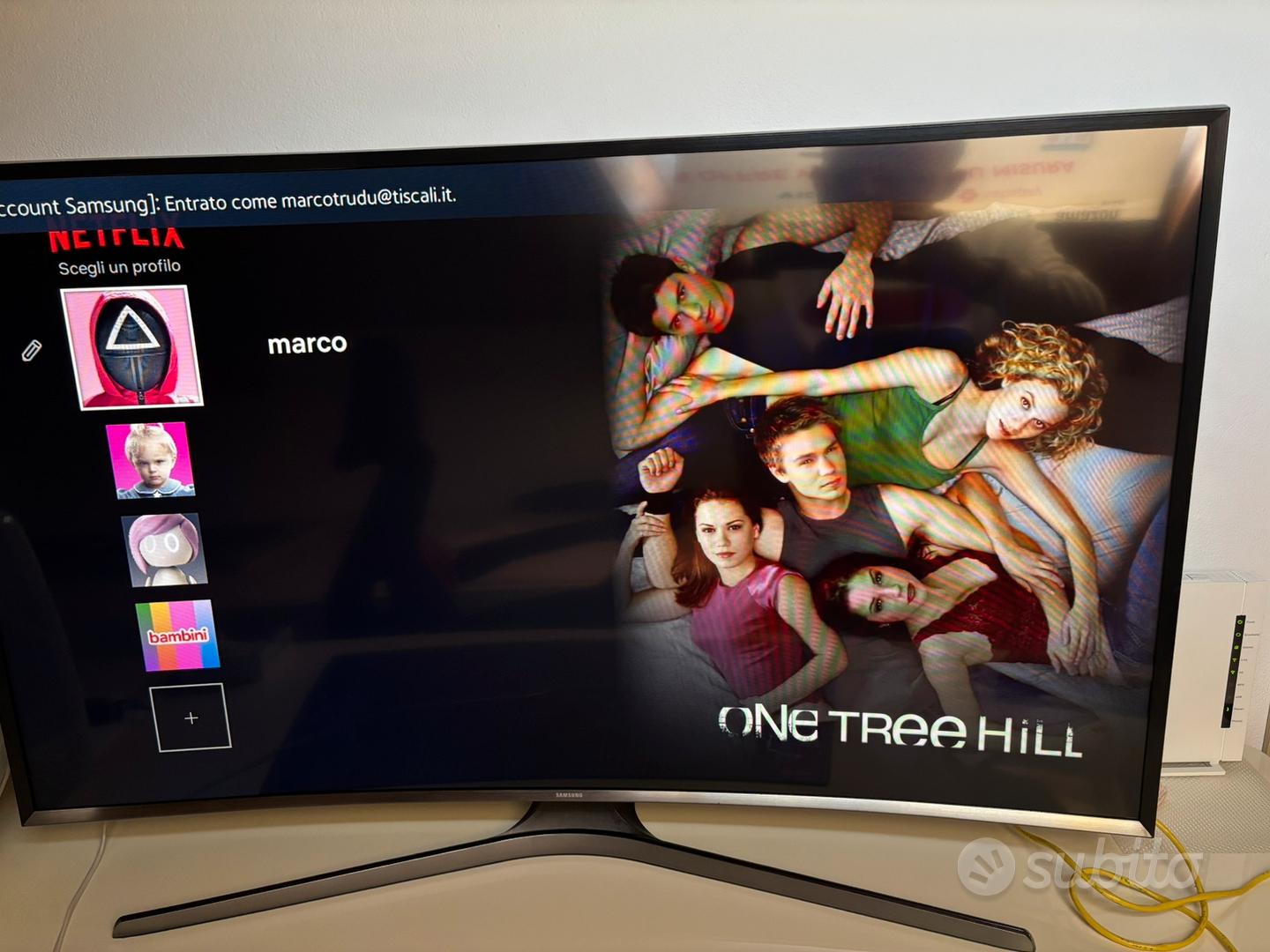 Samsung 48-Inch Curved TV – Excellent Condition