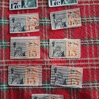 franc9bolli 15 e 17 c. stati uniti