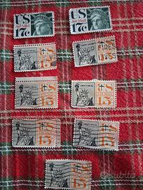 franc9bolli 15 e 17 c. stati uniti