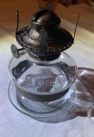 Due lampade a olio vintage