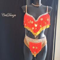 Vestito da gara danze caraibiche 