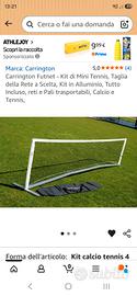 rete da mini-tennis / calcio-tennis