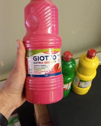 Tempere Giotto tutti i colori  pennelli e accessor