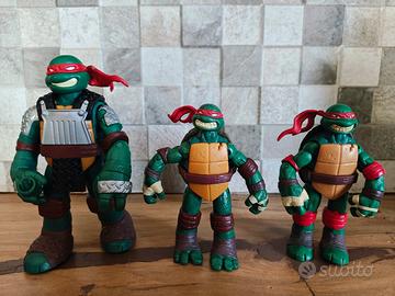 lotto 3 action figure ninja turtles 