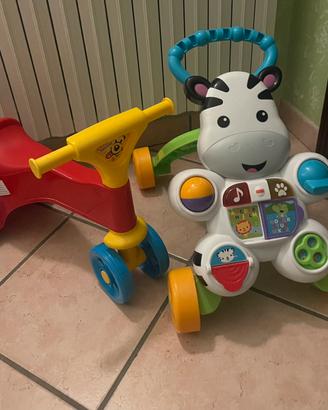 Triciclo e zebra primi passi