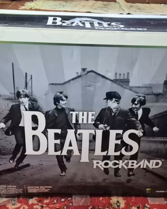 SET COMPLETO ROCK BAND BEATLES CON CONSOLE XBOX360