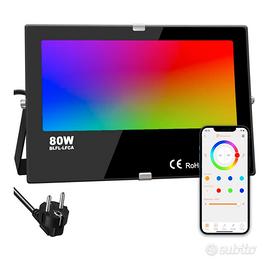 iLC LED Faretto Esterno 80W, equivalente a 800W