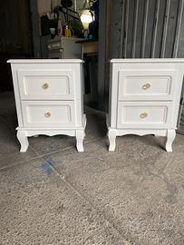 2 coppia comodini eleganti con pomelli eleganti