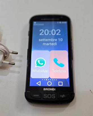 Brondi Amico Smartphone - Telefono per Anziani con