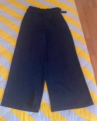 Pantalone a gamba larga IMPARES blu