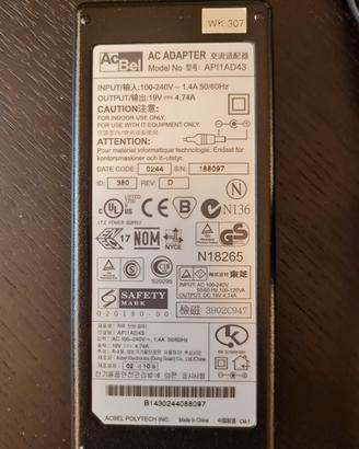 Alimentatore Adattatore AC/DC API1AD43