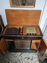 Mobile giradischi/radio/bar anni '40/'50