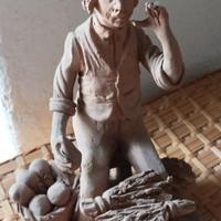 statuetta terracotta originale Caltagirone