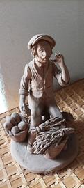 statuetta terracotta originale Caltagirone
