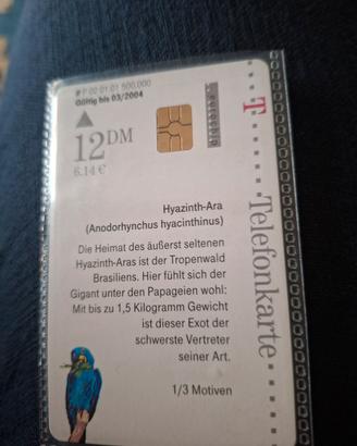 tessera telefonica tedesca 2004
