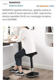 Sgabello ufficio dinamico PERFETTA CONDIZIONE 