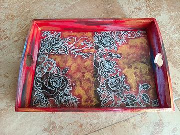 Vassoio decoupage piccolo