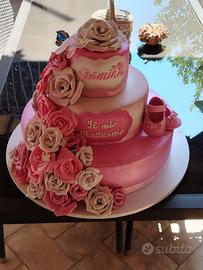 torta battesimo
