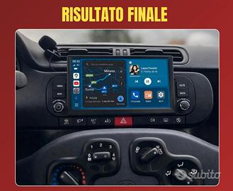 Fiat Panda KIT COMPLETO Autoradio Android 2 din