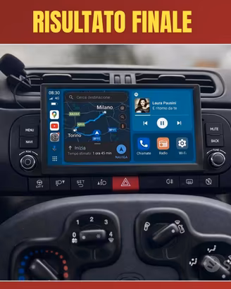 Fiat Panda KIT COMPLETO Autoradio Android 2 din
