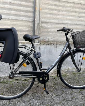 Seggiolino posteriore bambino per bicicletta