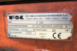 Ricambi Fiat kobelco 165