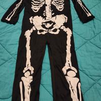 VESTITO CARNEVALE SOGGETTO SCHELETRO  DAI 6/10-11