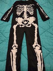 VESTITO CARNEVALE SOGGETTO SCHELETRO  DAI 6/10-11