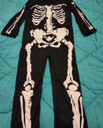 VESTITO CARNEVALE SOGGETTO SCHELETRO  DAI 6/10-11