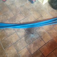pulizia canna fumaria spazzacamino 5 aste 