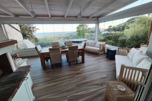Villa con jacuzzi vista mare s.margherita di pula