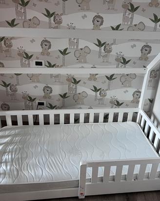 Lettino montessoriano 160x180 con materasso