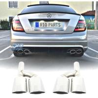 TERMINALI SCARICO MERCEDES CLASSE C W204 07-15 LOO