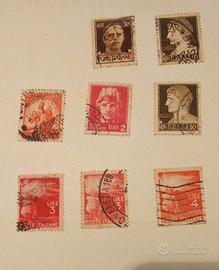 8 francobolli POSTE ITALIANE  Rari