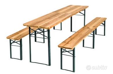 Set birreria tavoli e panche