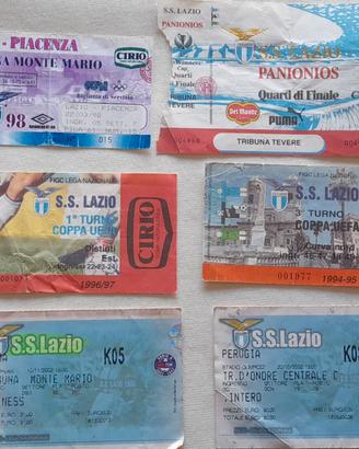 SS Lazio Biglietti Anni 90