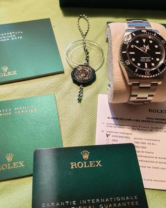 ROLEX 124060 SUBMARINER 2025 NEW CON PELLICOLE 