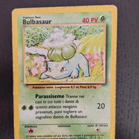 bulbasaur anni 90 carte pokemon