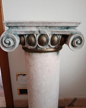 colonna complemento arredo stile liberty 