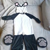 Costume carnevale bambini Panda 18-24 mesi