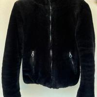 Piumino doubleface in pelliccia sintetica Zuiki-S