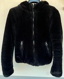 Piumino doubleface in pelliccia sintetica Zuiki-S