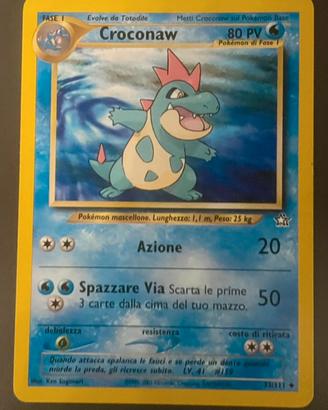 Croconaw mazzo Neo Genesis