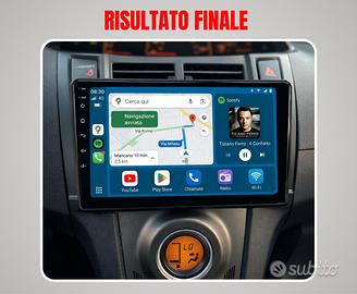 Toyota Yaris KIT COMPLETO Autoradio android 9 pol.